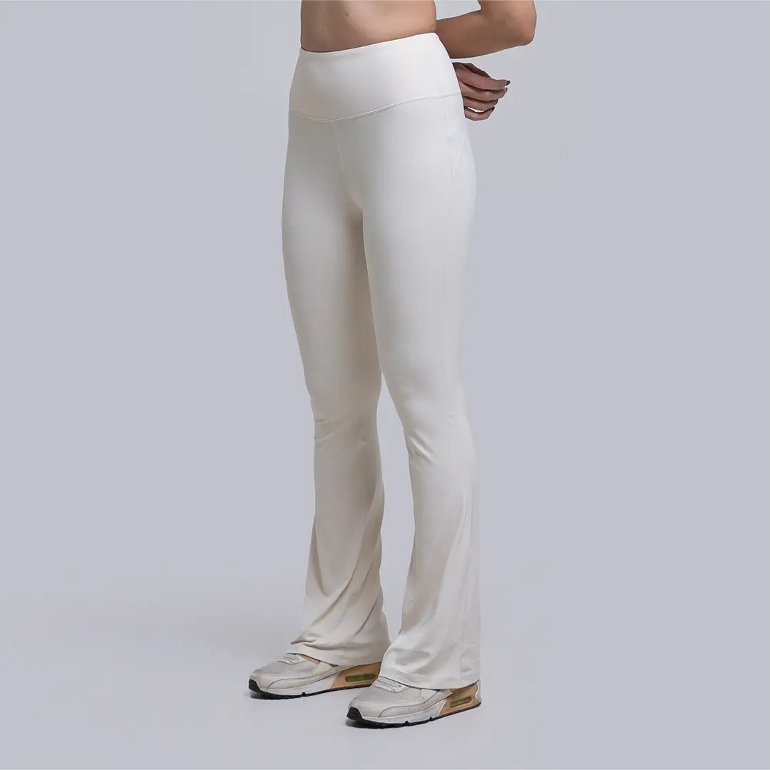 HEIJI - STYLE High Comfort Flares-Soft | Legging panjang flare wanita tenis padel | 4 way stretch, Durable, Soft skin sensation