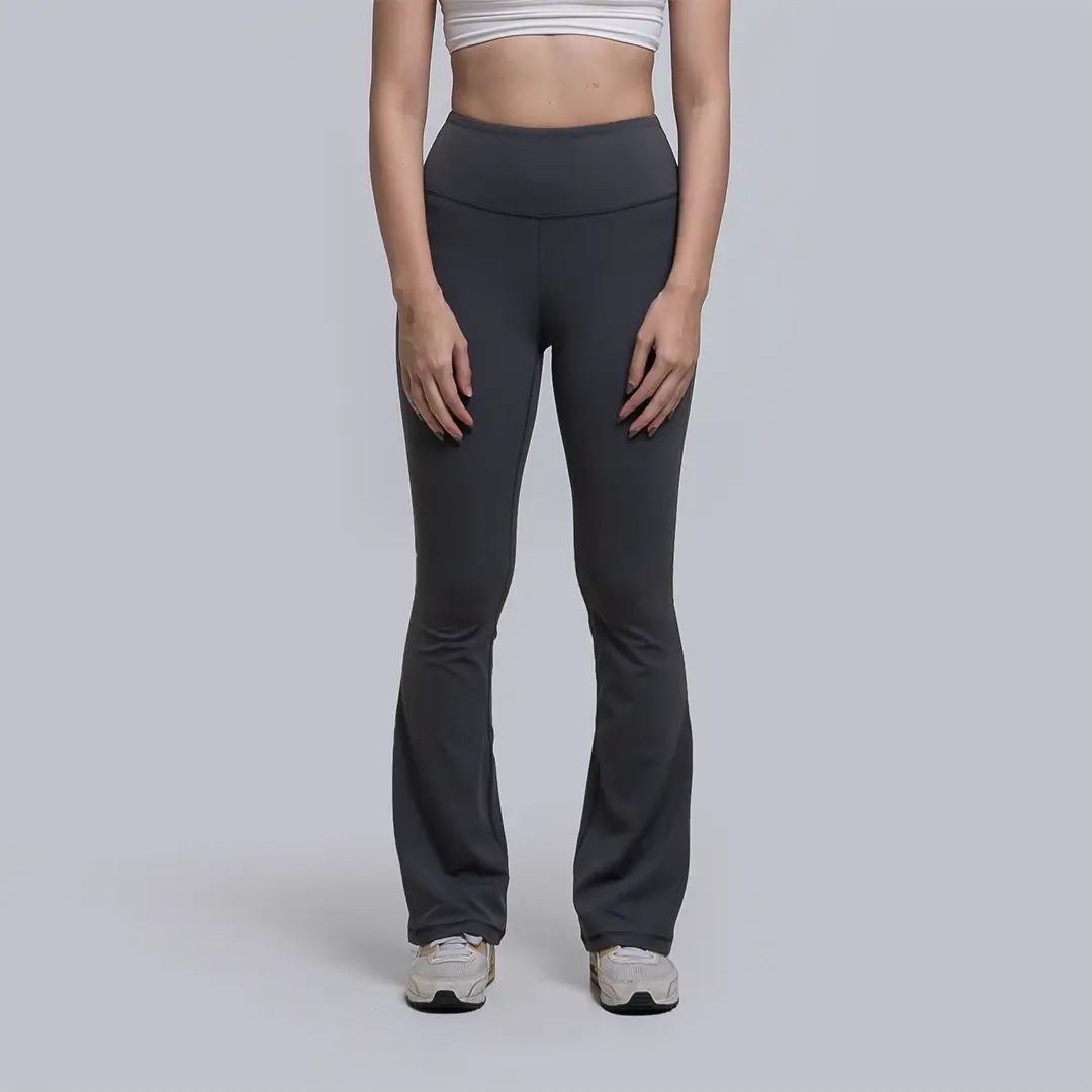 HEIJI - STYLE High Comfort Flares-Soft | Legging panjang flare wanita tenis padel | 4 way stretch, Durable, Soft skin sensation