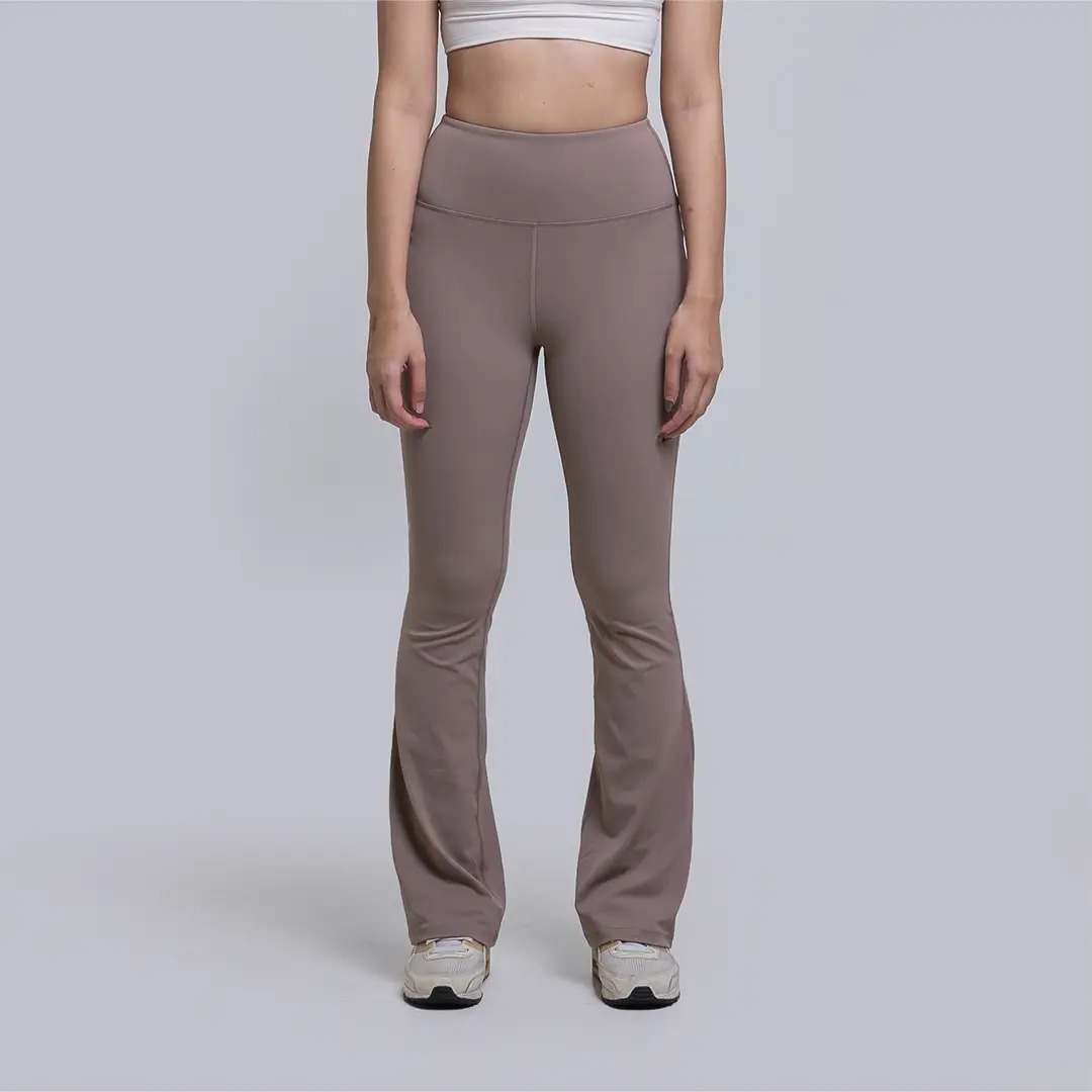 HEIJI - STYLE High Comfort Flares-Soft | Legging panjang flare wanita tenis padel | 4 way stretch, Durable, Soft skin sensation