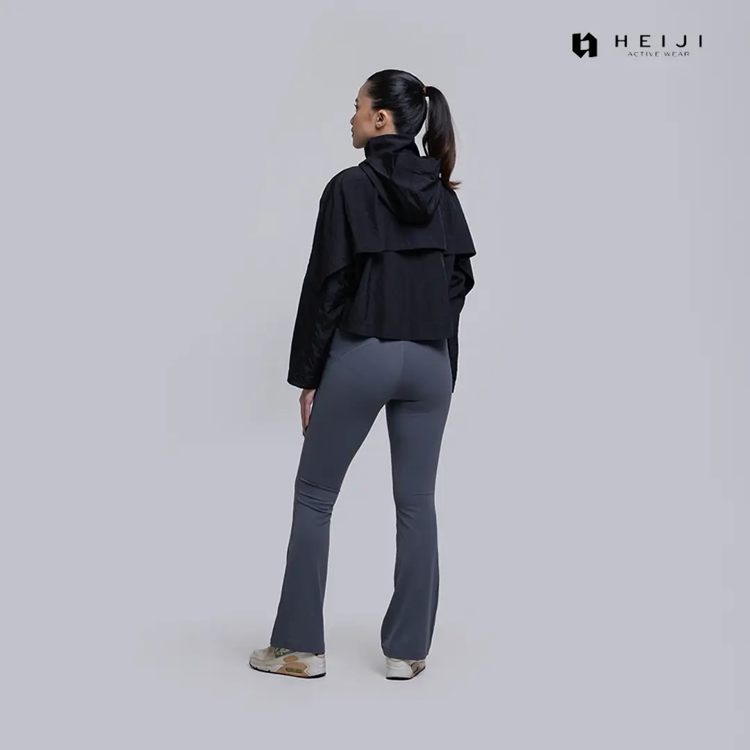 HEIJI - STYLE Daily Windflow Jacket | Jaket olahraga, running wanita casual | Lightweight, Quick dry & Moisture wicking