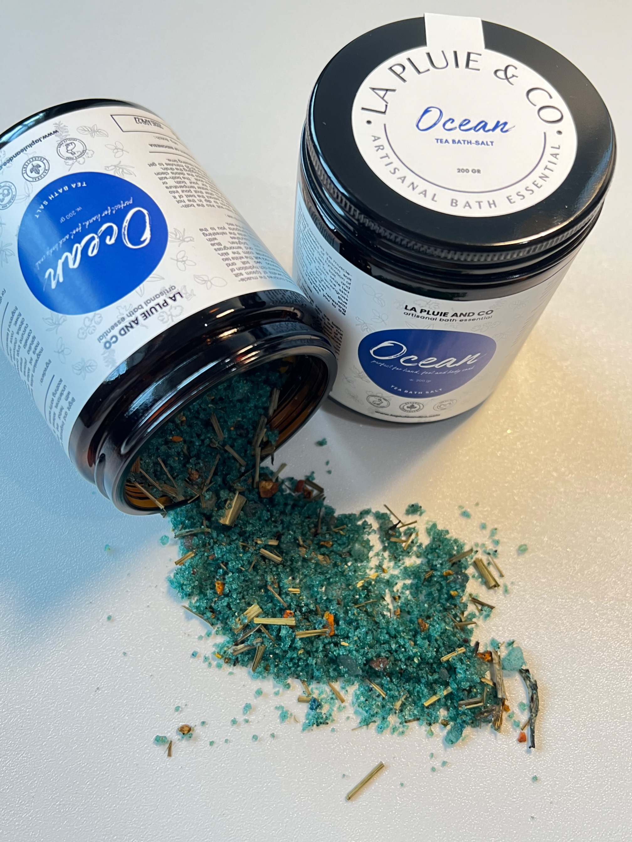 Tea Bath Salt - OCEAN  (with White Tea) 