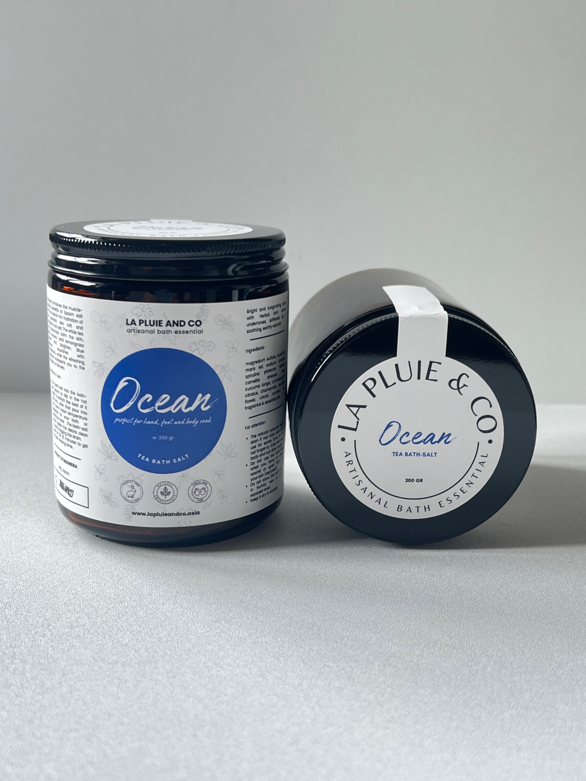 Tea Bath Salt - OCEAN  (with White Tea) 