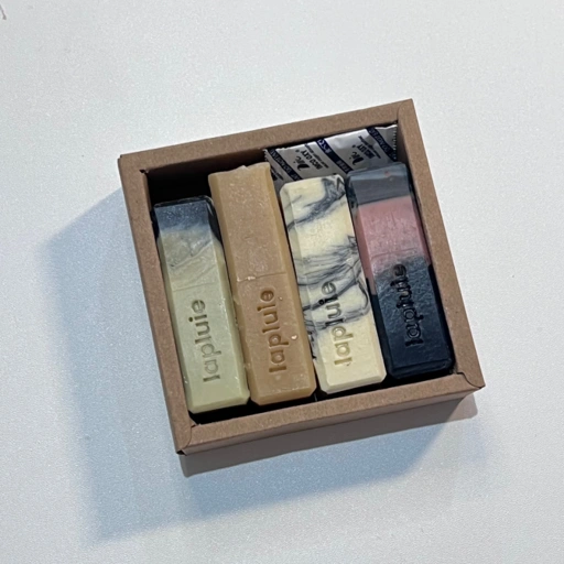 Image of EnSOAPedia I Mix of Unscented Soap Bars for Sensitive Skin