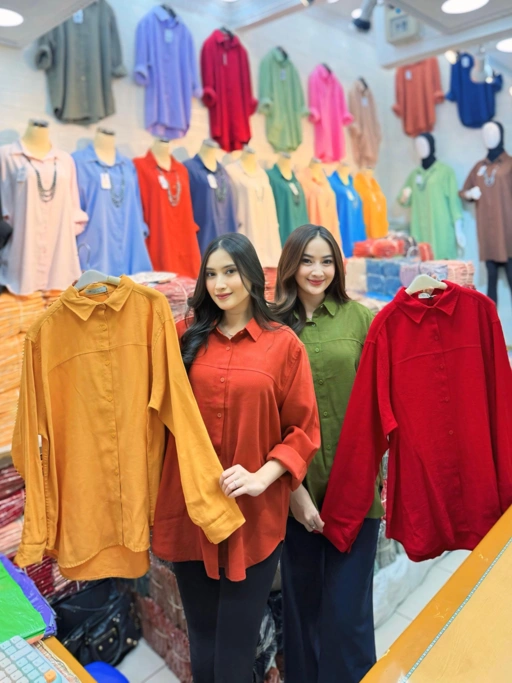 Image of ARUNA SHIRT - Kemeja Polinosik Elegant Look