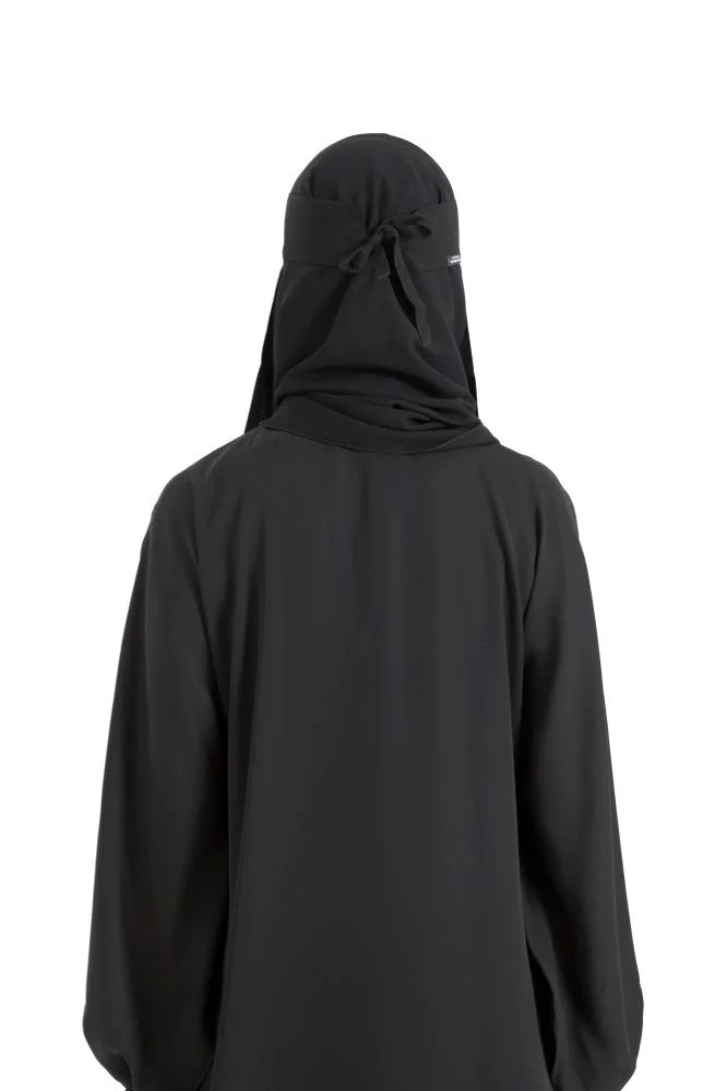 Niqob Bedoon Essm - Poni 2 Karet Bahan Nida