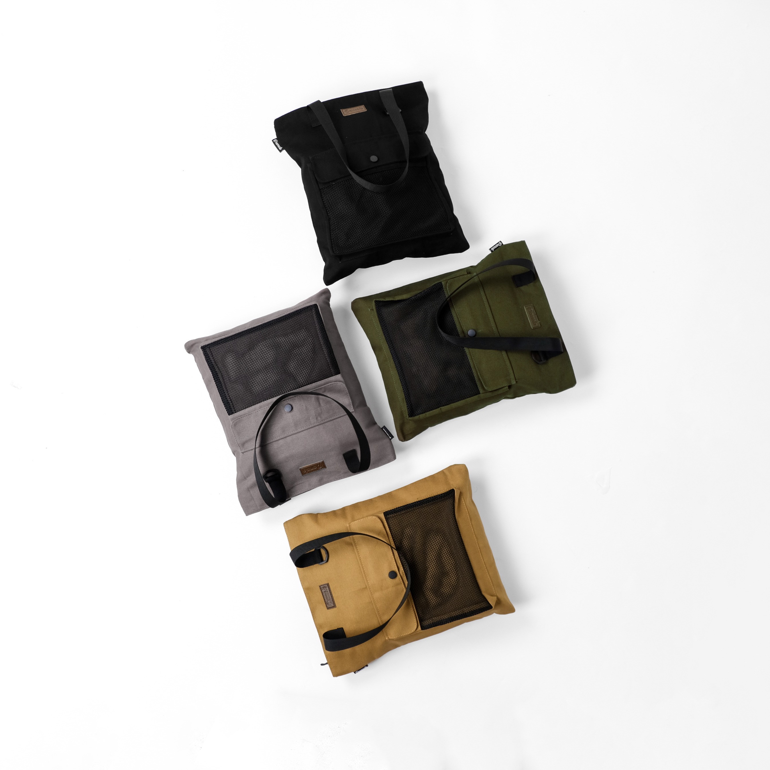 Pamole - Tote Bag Kanvas Penutup Resleting Totebag Kuliah Totebag Kerja - Unisex - Yama Series