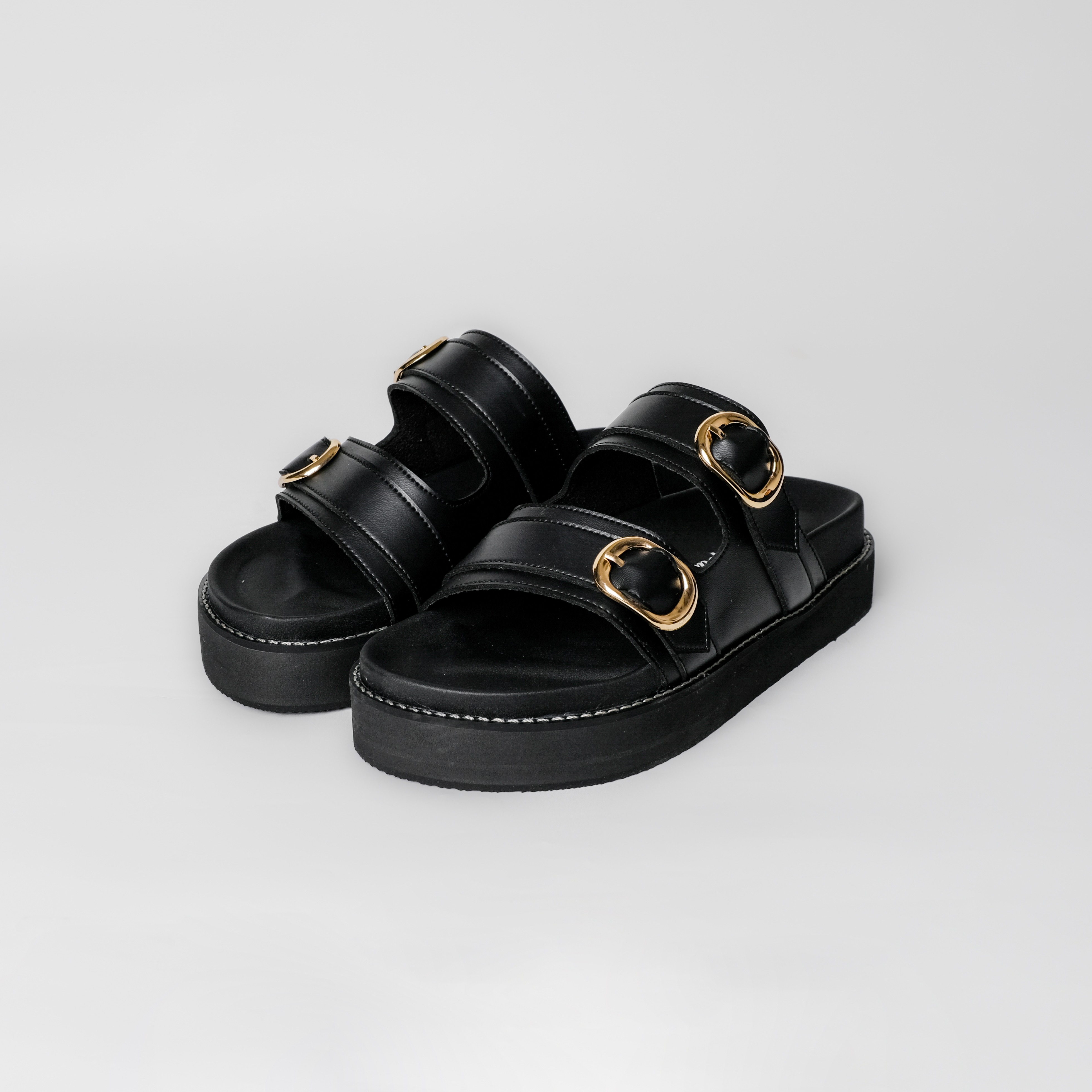 Pamole - Sandal Wanita Kekinian Sendal Cewek Sandal Flat - Elsie Series