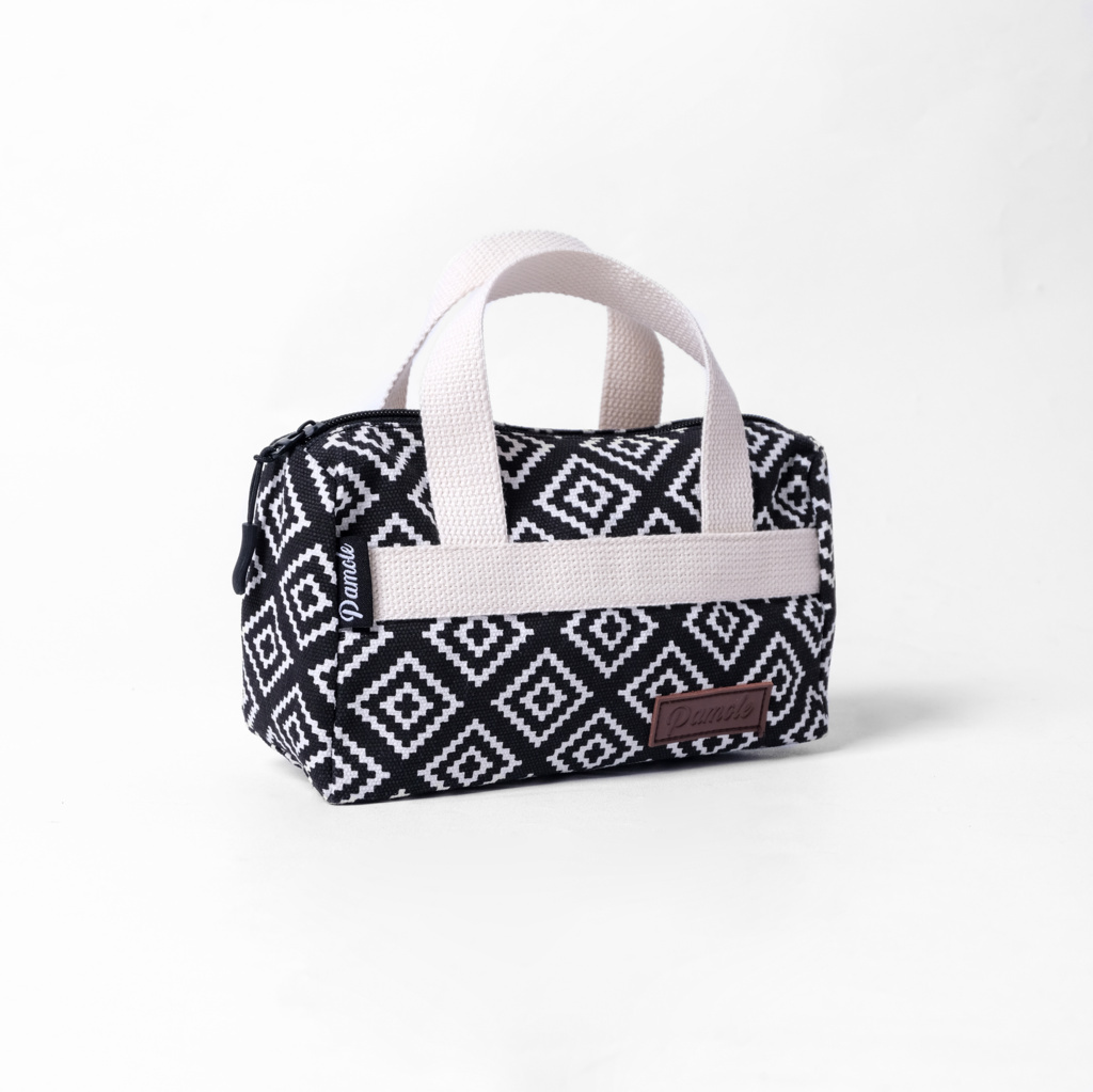 Pamole Pouch Dompet Travelling Bahan Kanvas Penutup Resleting - PMU 3