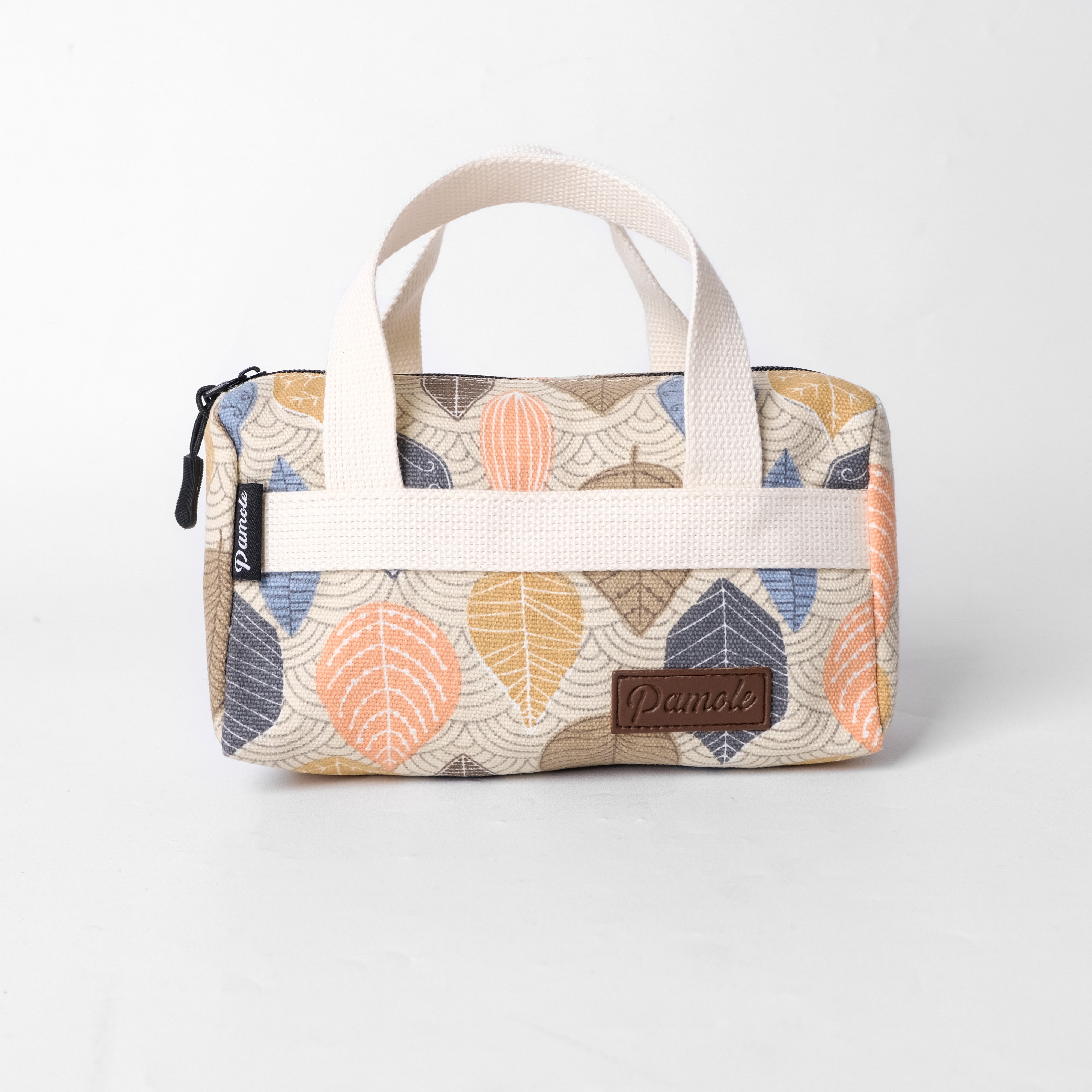 Pamole Pouch Dompet Travelling Bahan Kanvas Motif Penutup Resleting - PMU 1