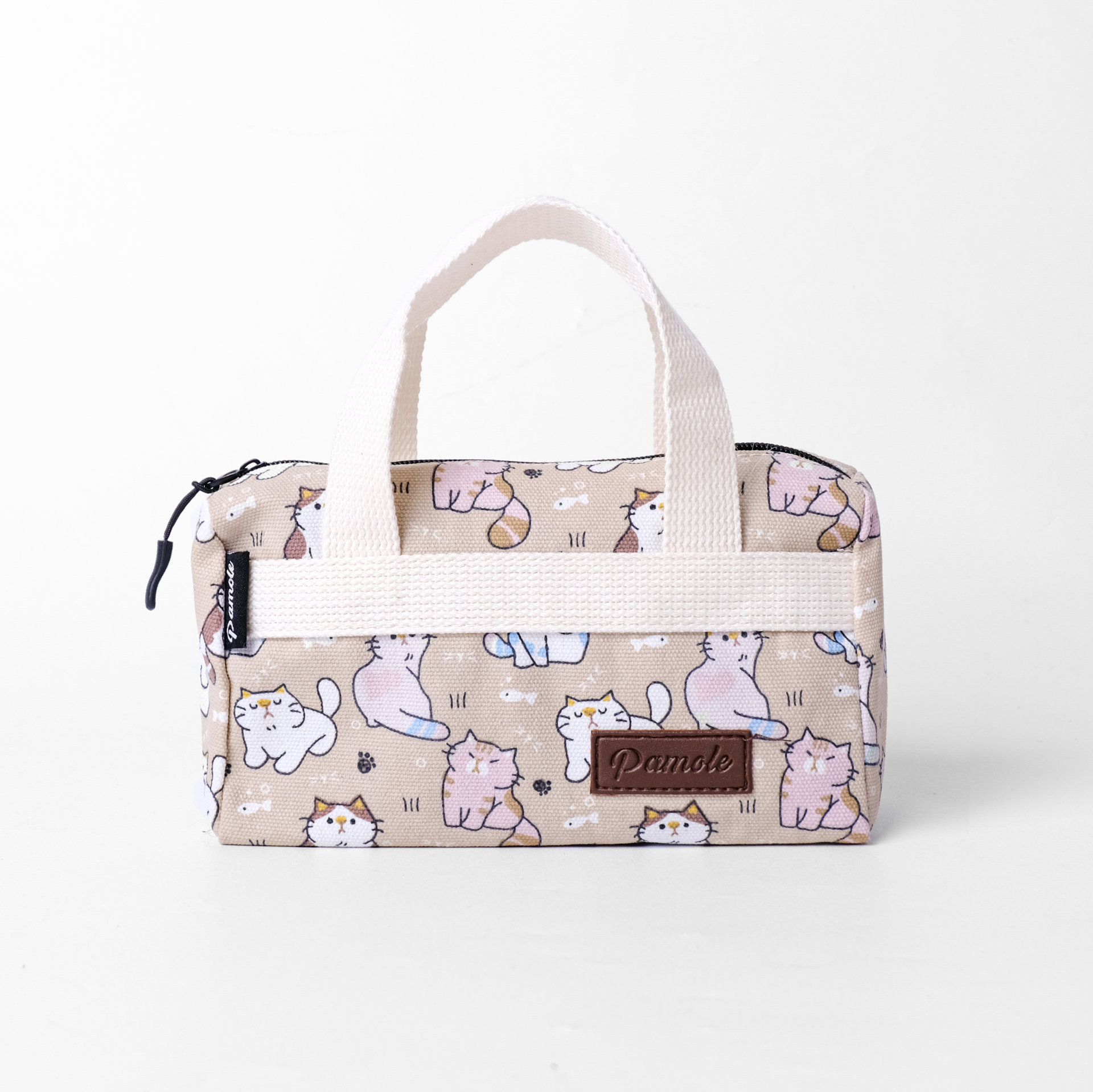Pamole Pouch Dompet Travelling Bahan Kanvas Motif Penutup Resleting - PMU 1
