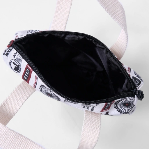Image of Pamole Pouch Dompet Travelling Bahan Kanvas Penutup Resleting - PMU 2