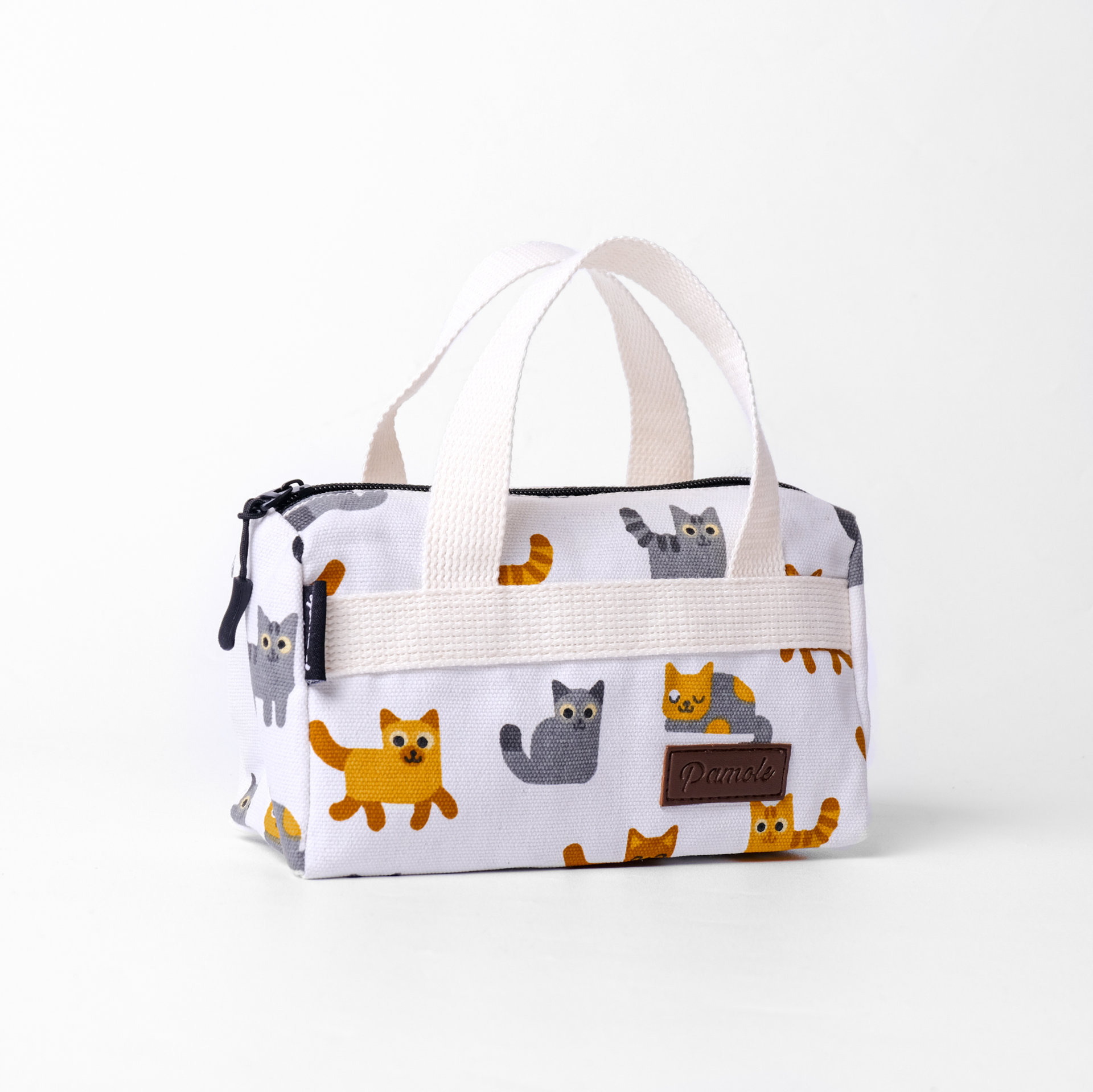 Pamole Pouch Dompet Travelling Bahan Kanvas Penutup Resleting - PMU 2