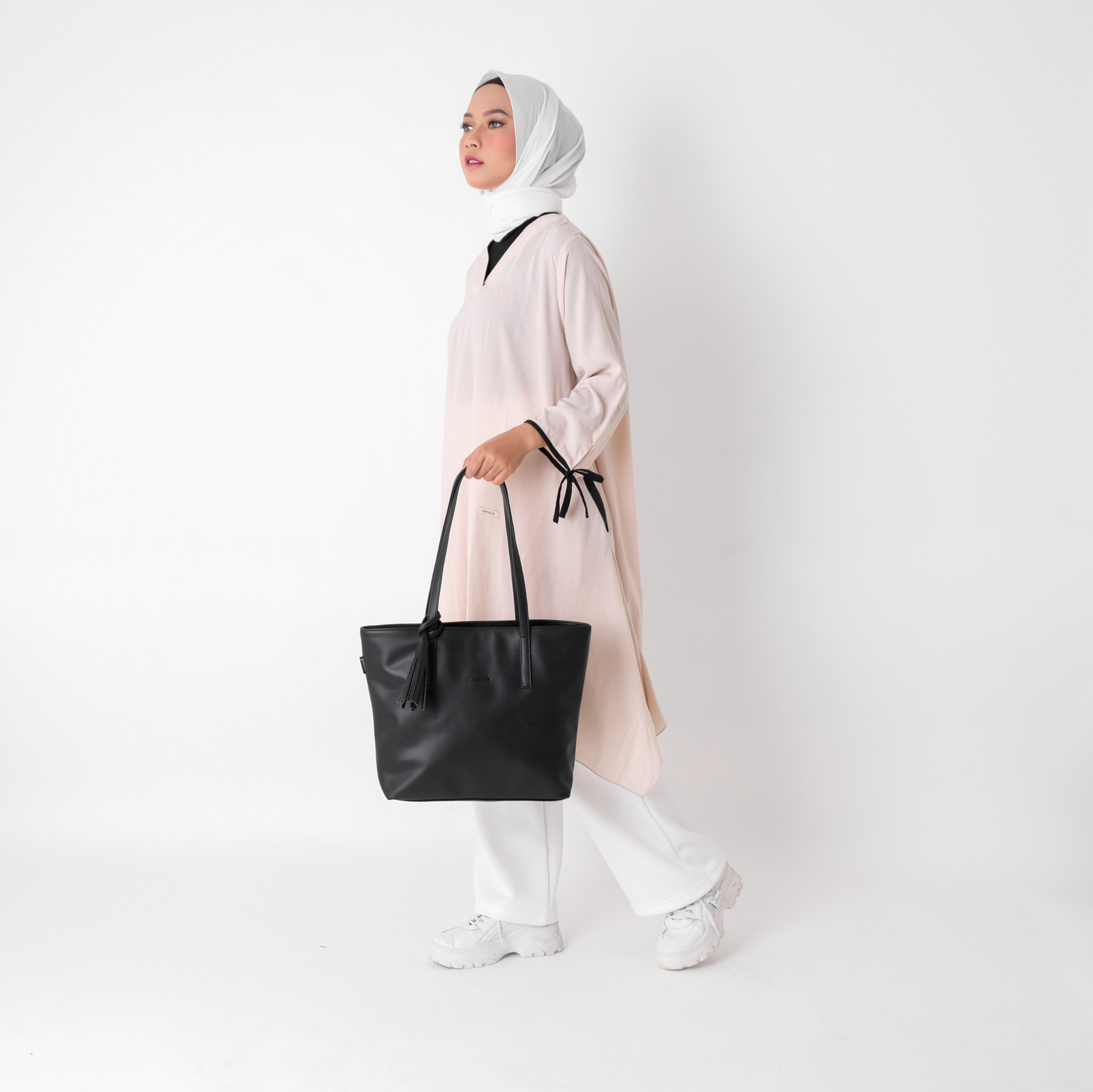 Pamole - Tas Tote Bag Wanita Bahan Kulit Sintetis Totebag Kerja Totebag Kuliah - Volen Series