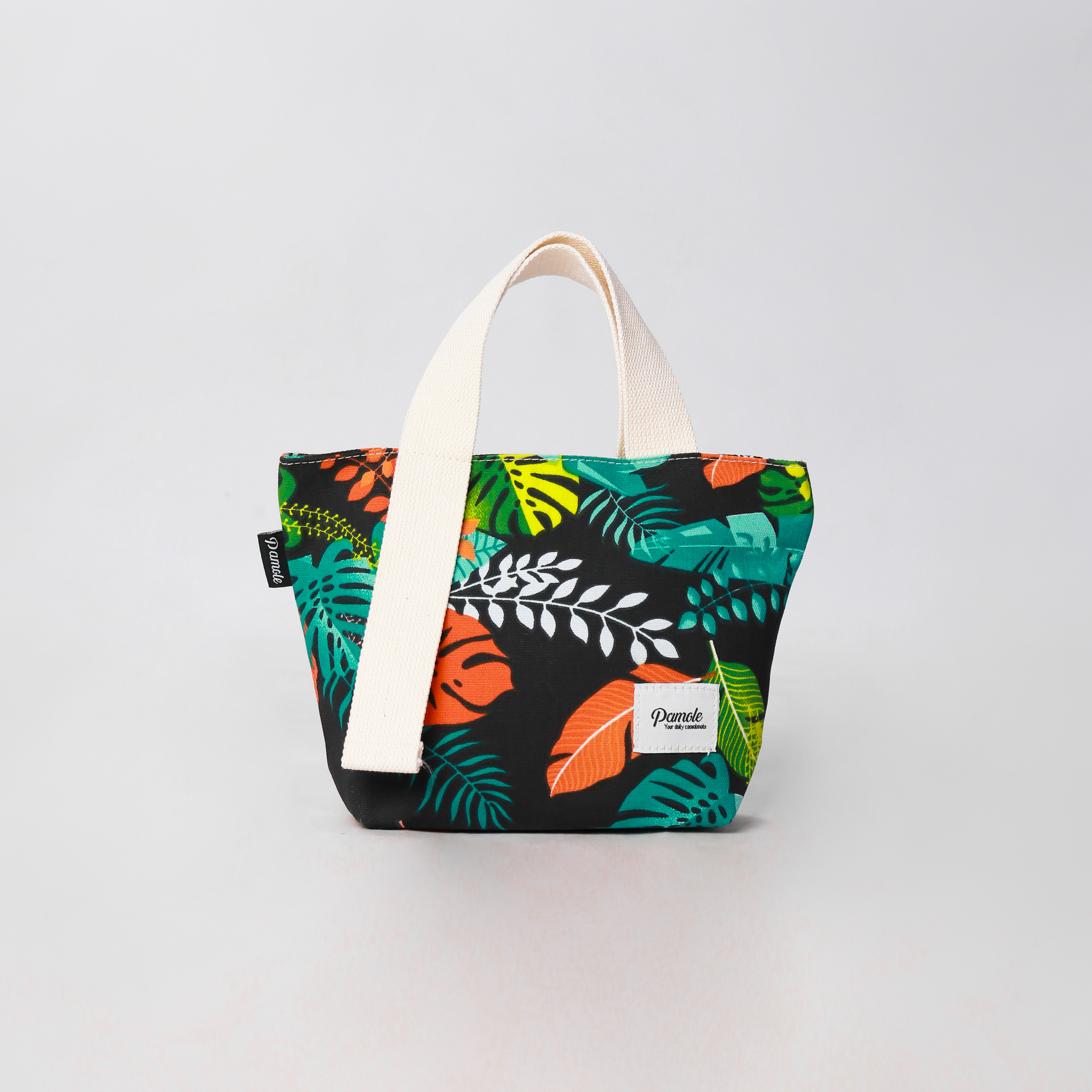 Pamole Pouch Travelling Mini Totebag Bahan Kanvas - Shara Series