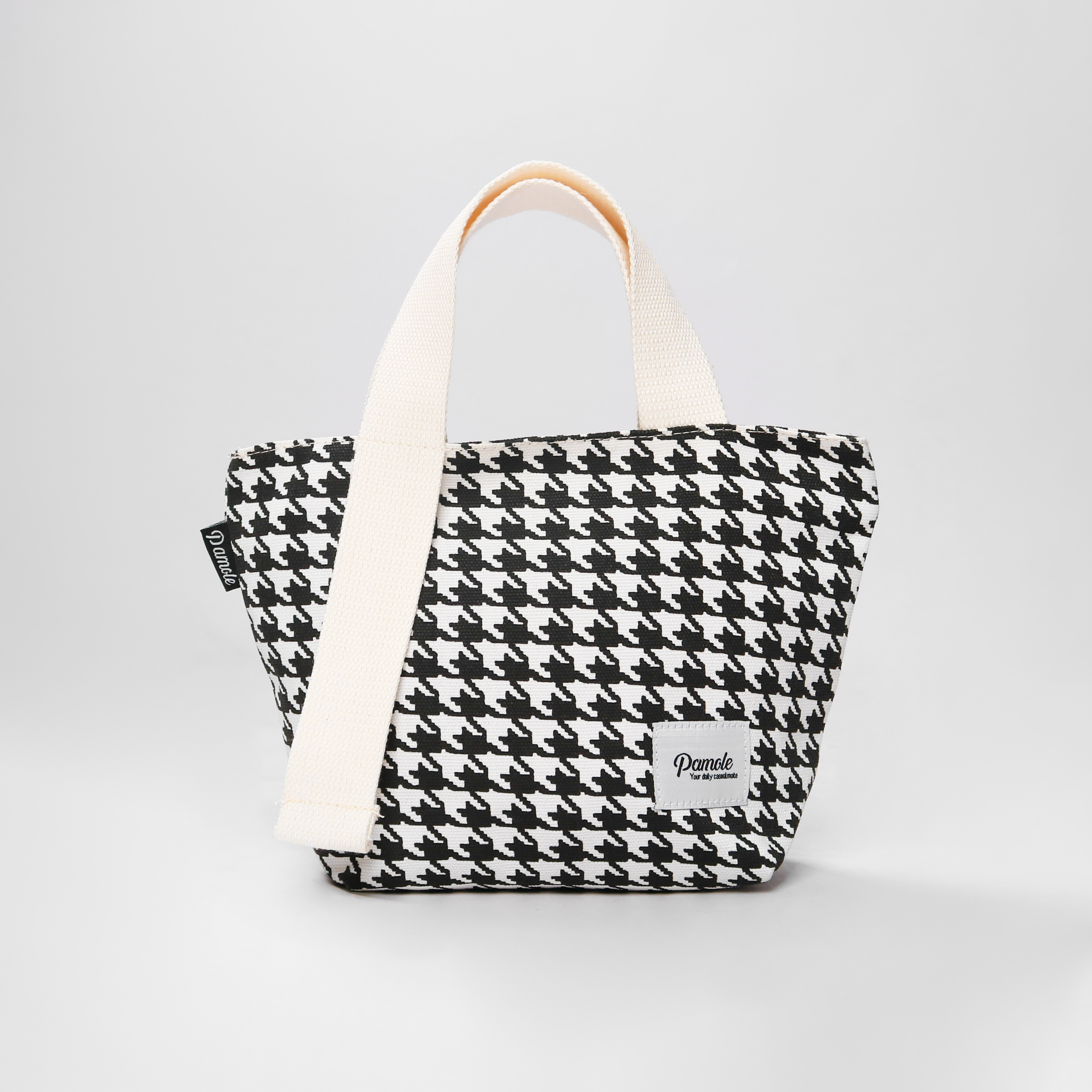Pamole Pouch Travelling Mini Totebag Bahan Kanvas - Shara Series