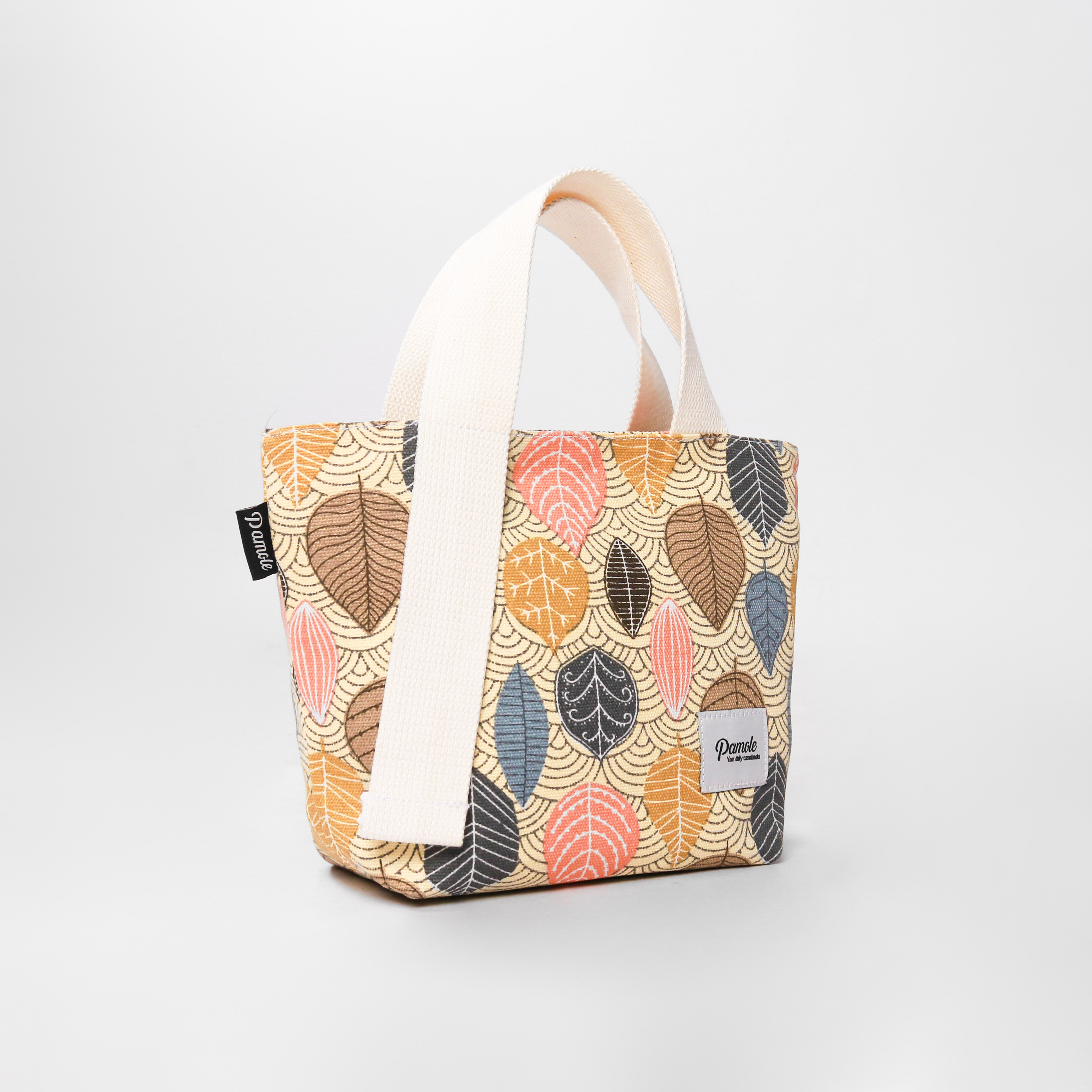 Pamole Pouch Travelling Mini Totebag Bahan Kanvas - Shara Series
