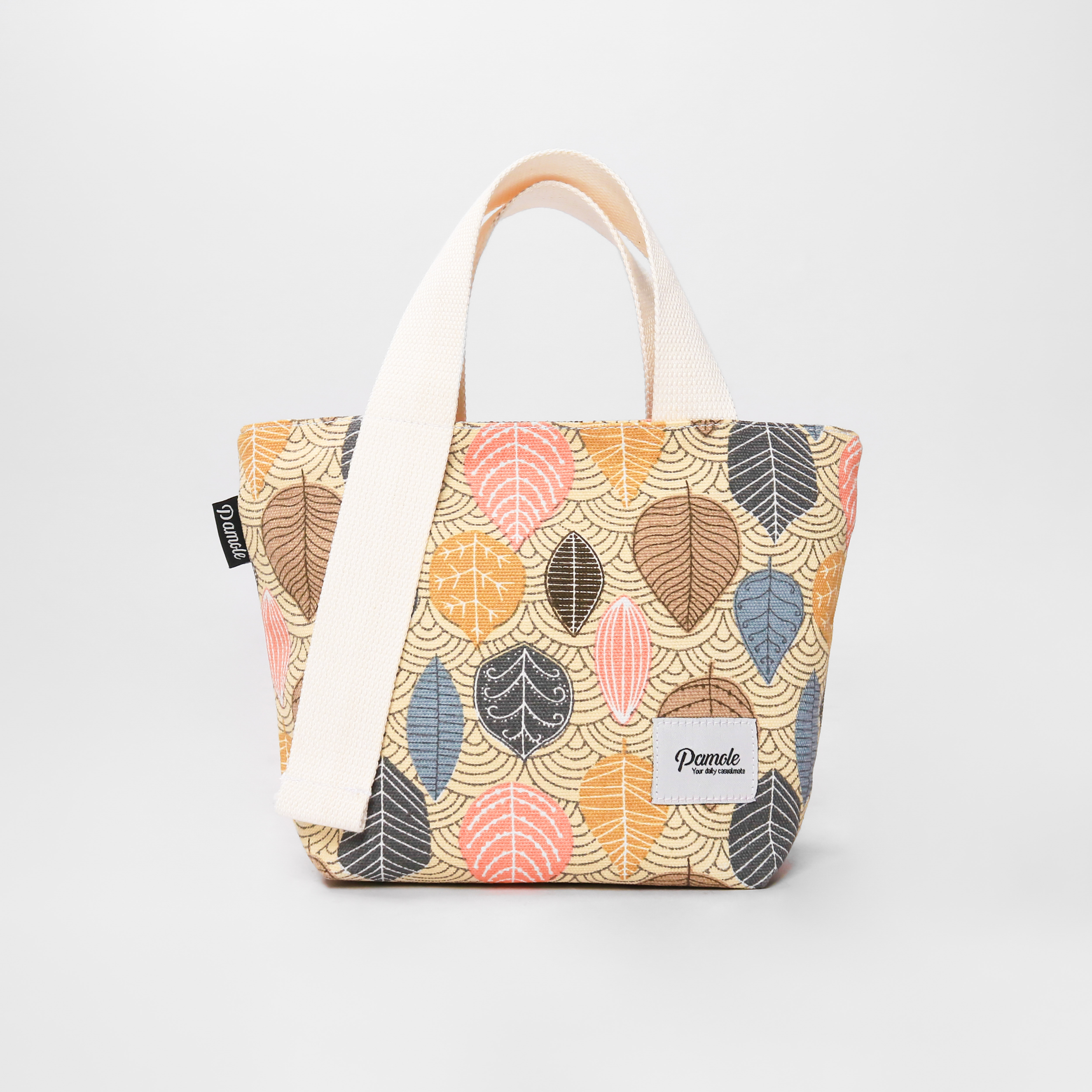 Pamole Pouch Travelling Mini Totebag Bahan Kanvas - Shara Series