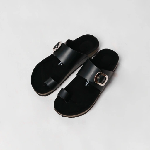 Image of Pamole Sandal Wanita Kekinian Sendal Cewek Sandal Flat Wanita - Alaya Series
