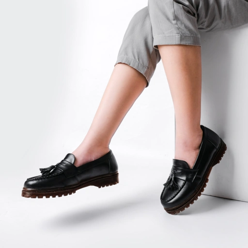 Image of Pamole - Sepatu Loafer Wanita Bahan Kulit Sintetis - Magna Series