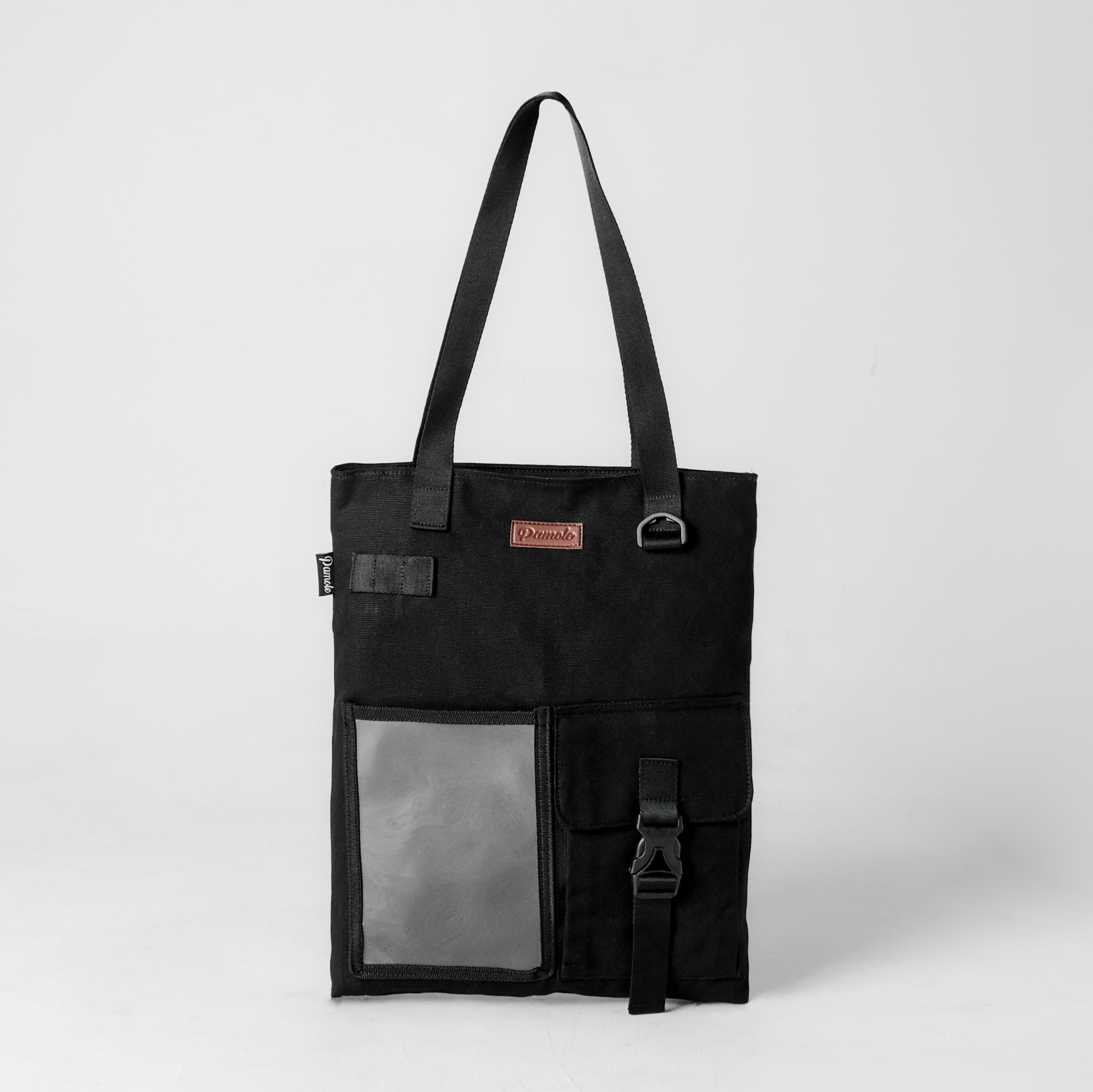 Pamole - Tote Bag Kanvas Penutup Resleting Totebag Kuliah Totebag Kerja - Unisex - Arel Series