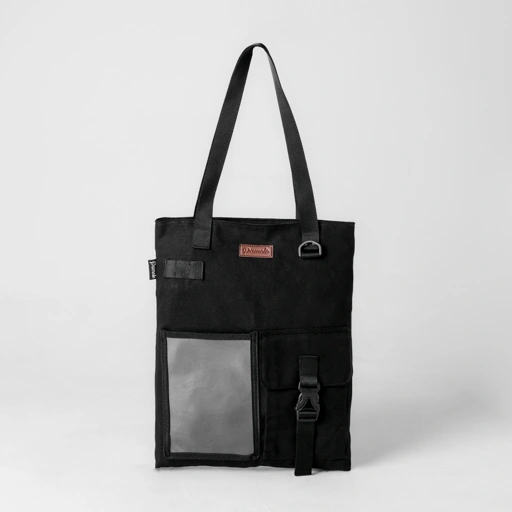 Image of Pamole - Tote Bag Kanvas Penutup Resleting Totebag Kuliah Totebag Kerja - Unisex - Arel Series