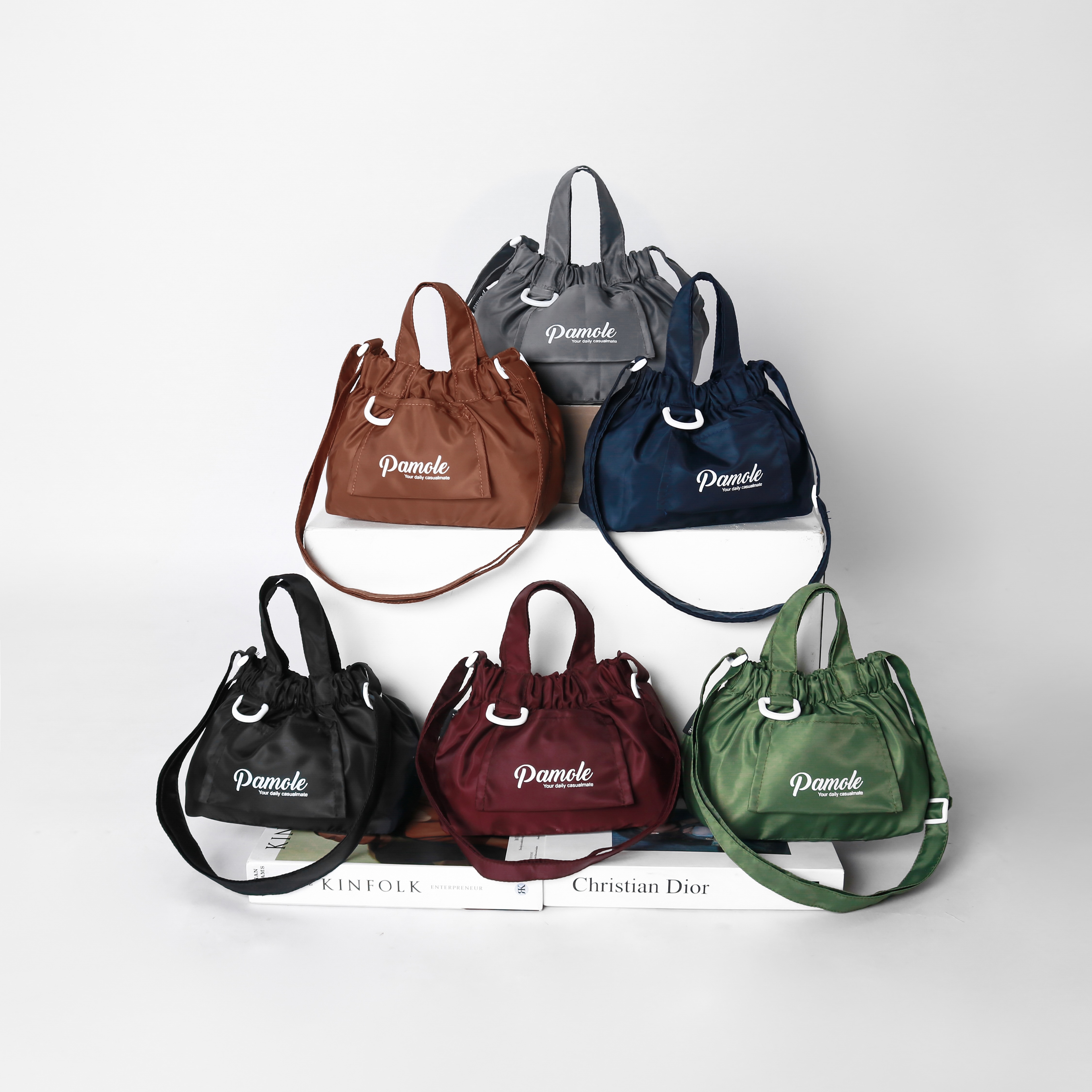 Pamole - Dumpling Bag Tas Tangan Pakai Tali Panjang - Hana Series
