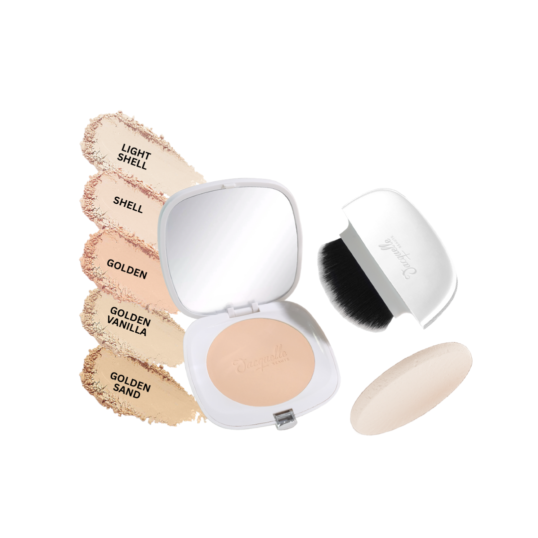 Jacquelle Blur Effect Two Way Cake - With Puff and Brush
