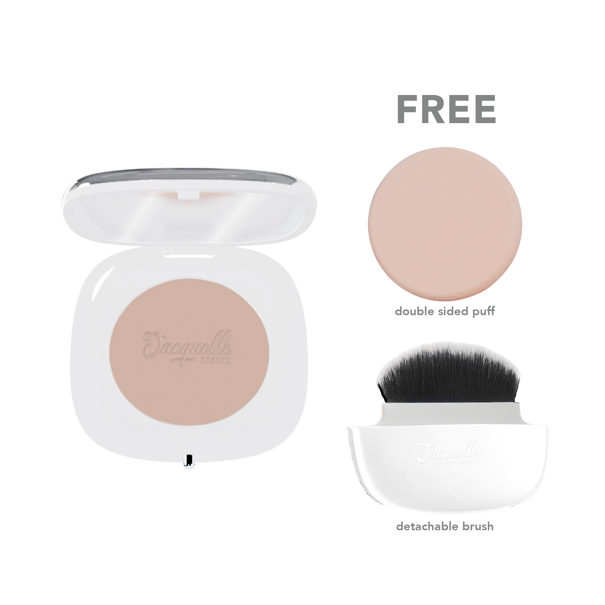 Jacquelle Blur Effect Two Way Cake - With Puff and Brush