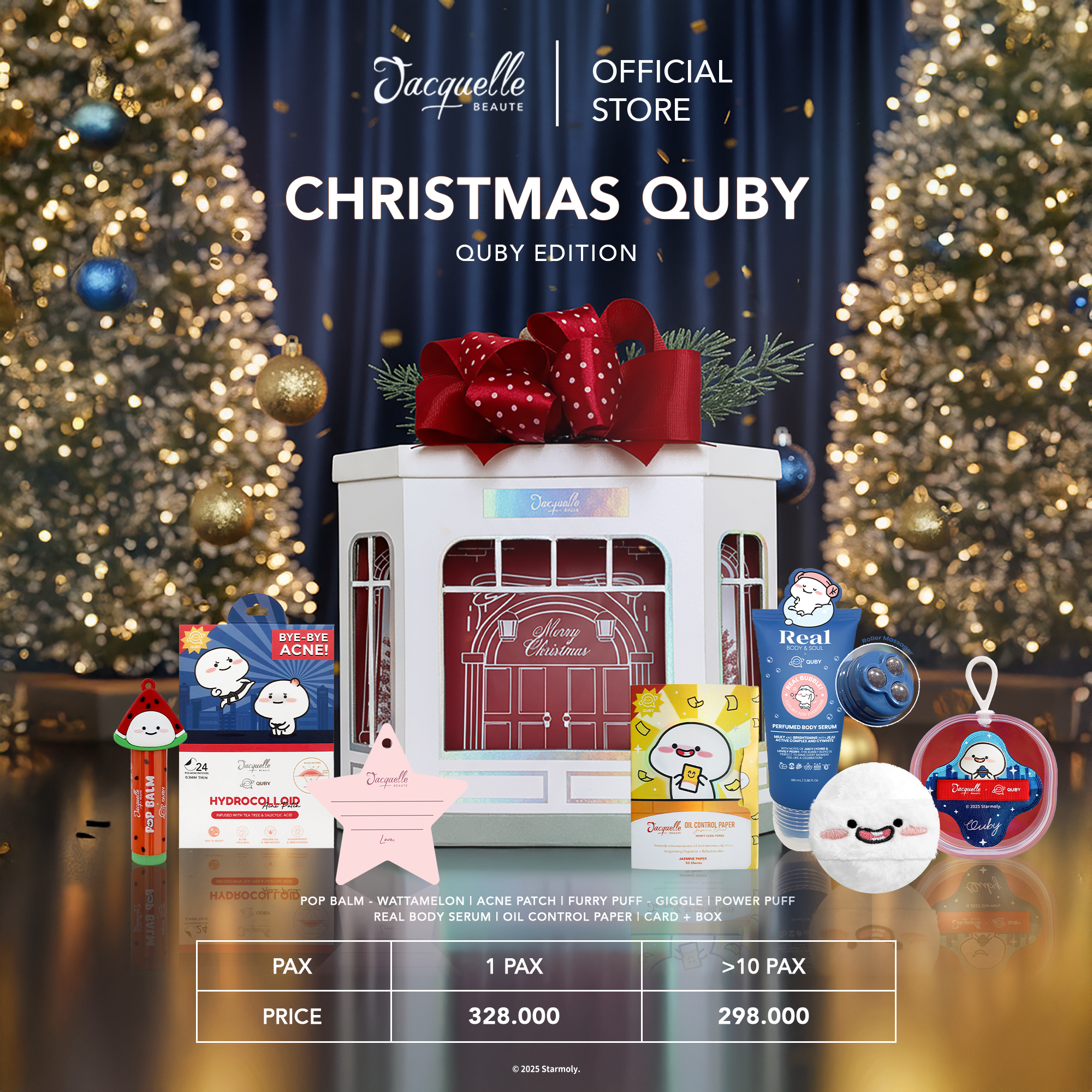 Jacquelle Magical Holiday Box - Holiday Fun with Quby Edition