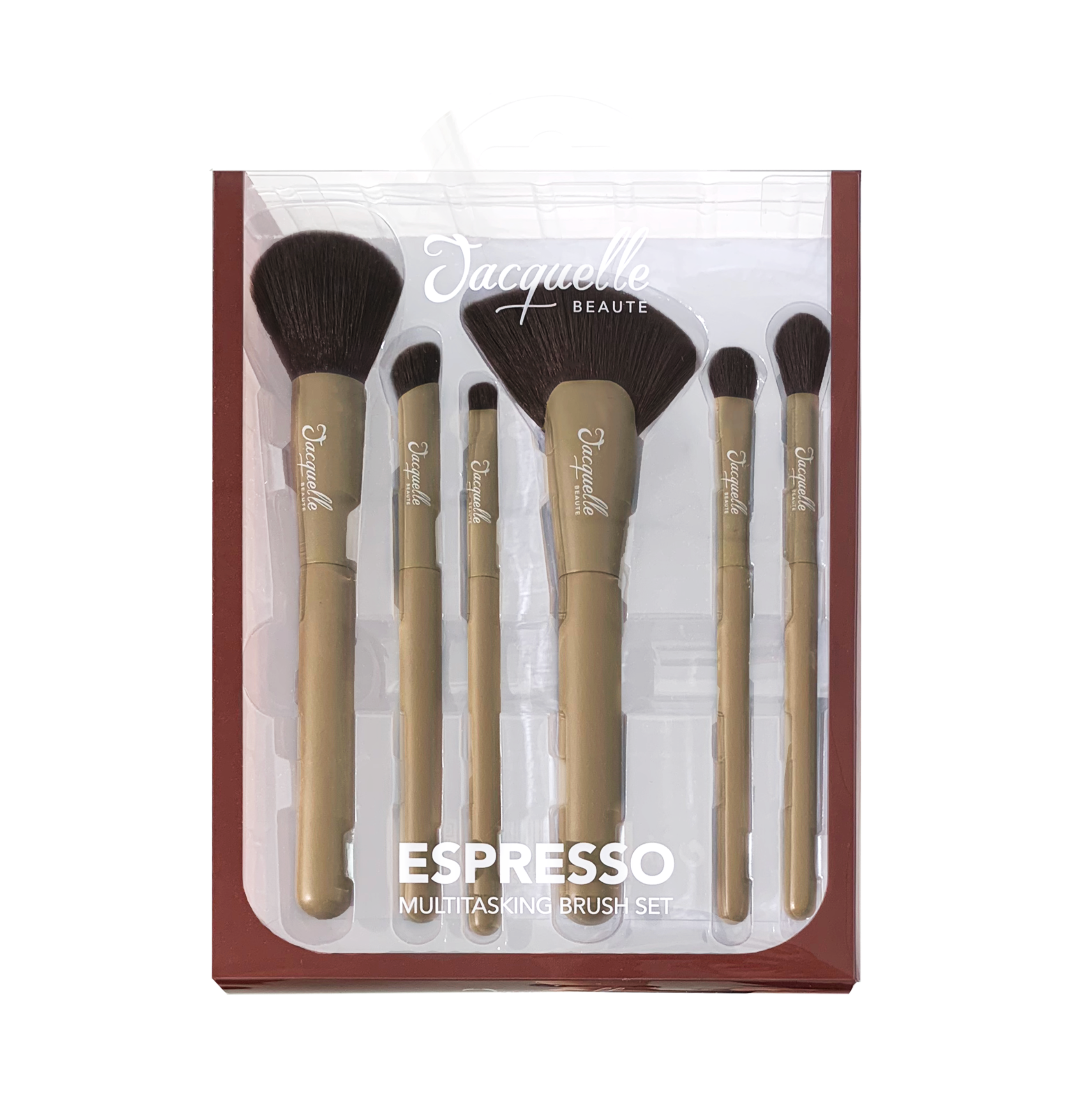 Jacquelle Espresso Multitasking Brush Set