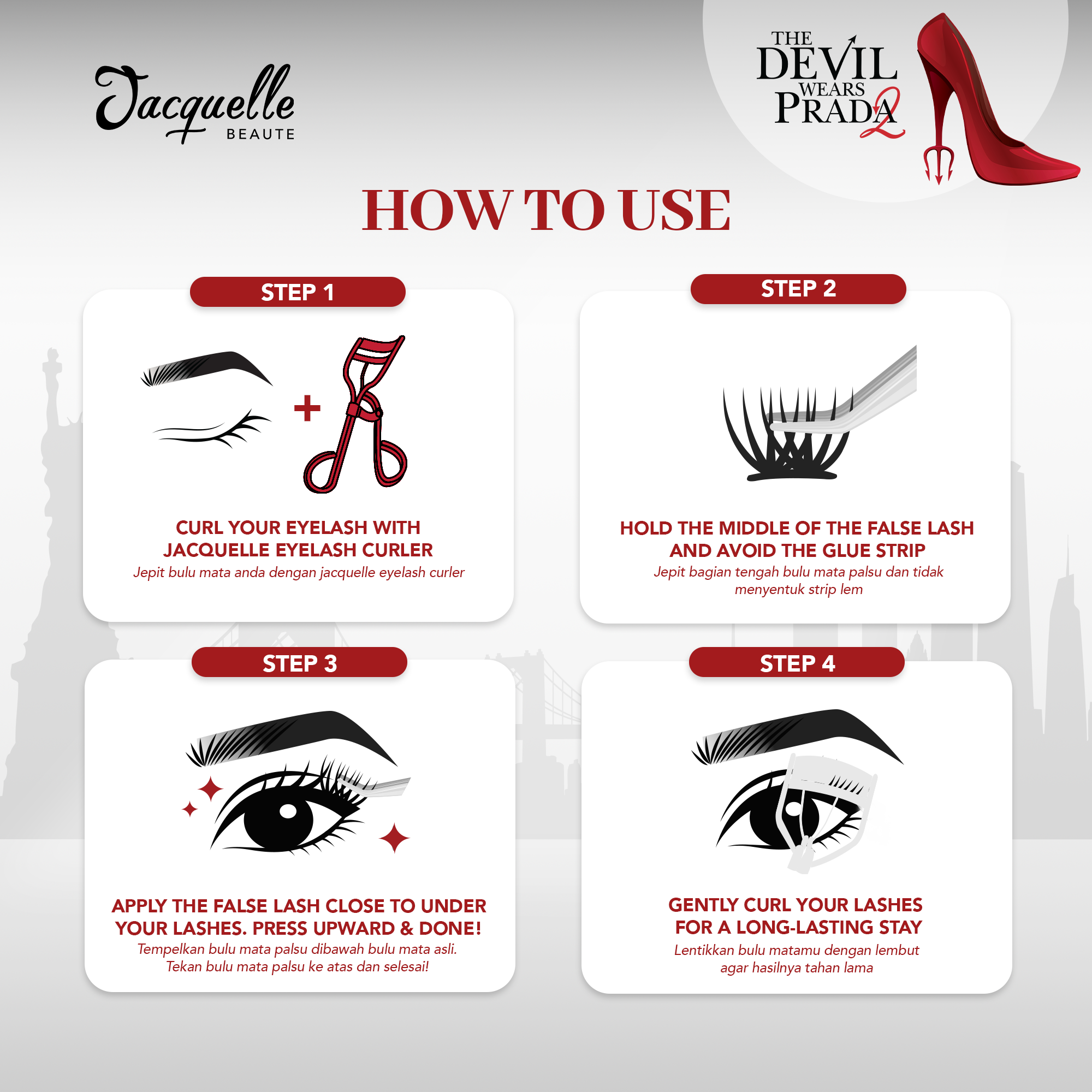 Jacquelle Iconique Lashes - Devil Wears Prada Edition