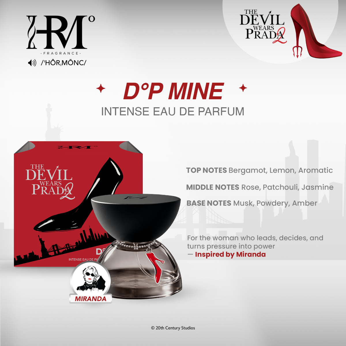 HRM by House of Jacquelle - Hormonc Fragrance Intense Eau de Parfum Devil Wears Prada Edition 30ml