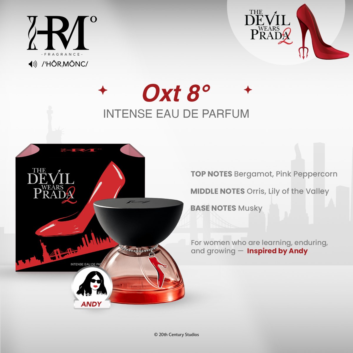 HRM by House of Jacquelle - Hormonc Fragrance Intense Eau de Parfum Devil Wears Prada Edition 30ml
