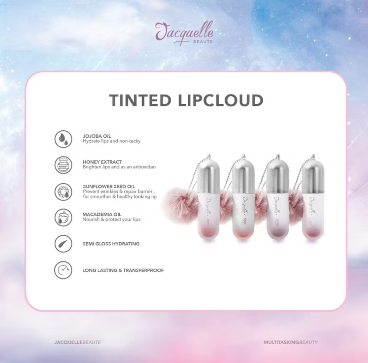 Jacquelle Tinted Lipcloud