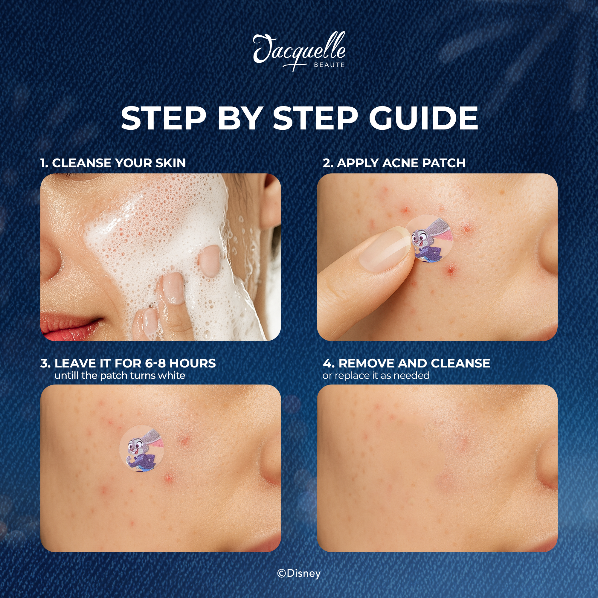 Jacquelle Hydrocolloid Acne Patch - Zootopia Edition
