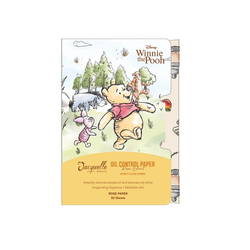 Image of Jacquelle Oil Control Paper Disney Winnie The Pooh Edition - Kertas Minyak Wajah isi 50s