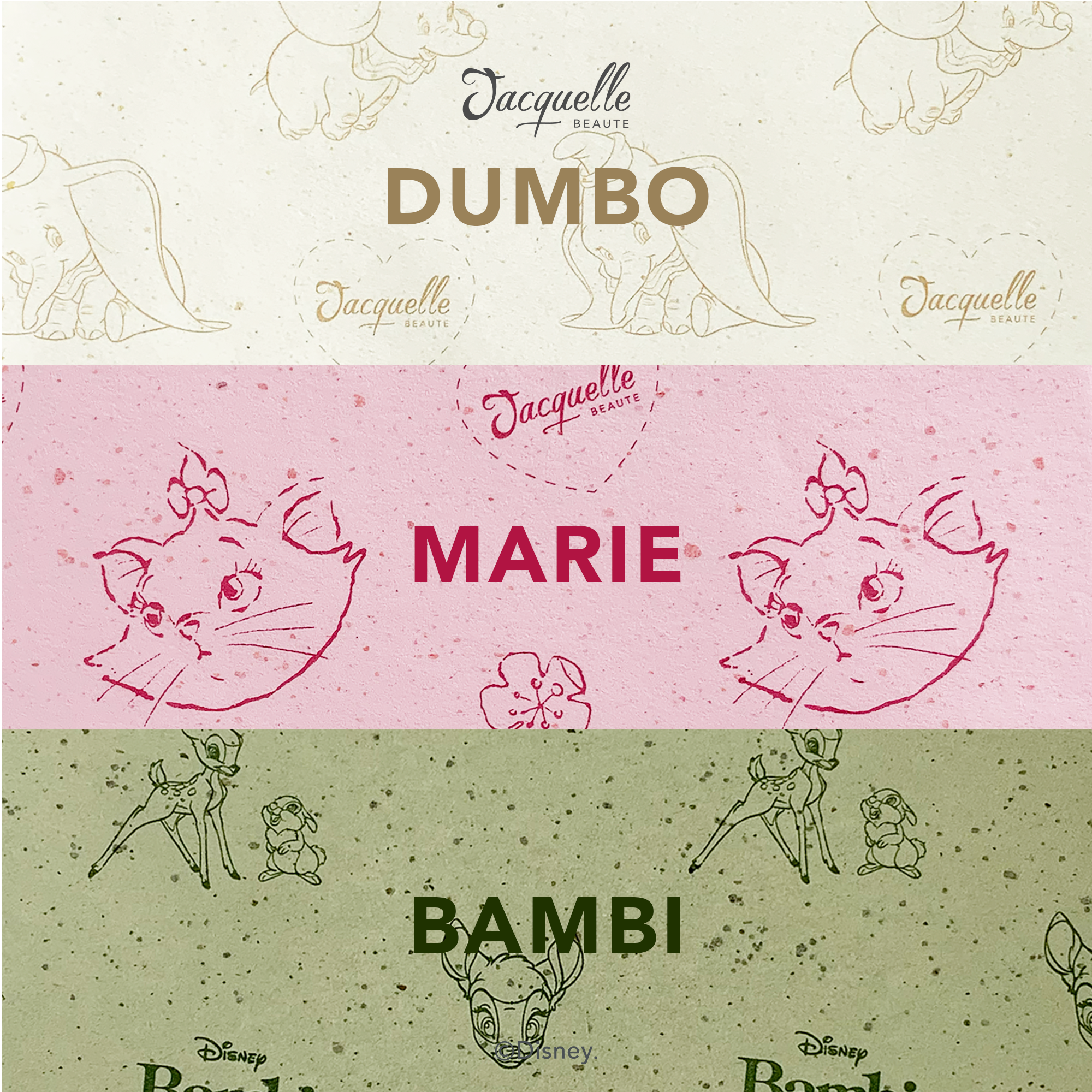 Jacquelle Oil Control Paper - Disney Animals & Fairy Edition - Kertas Minyak Wajah Isi 50 Lembar