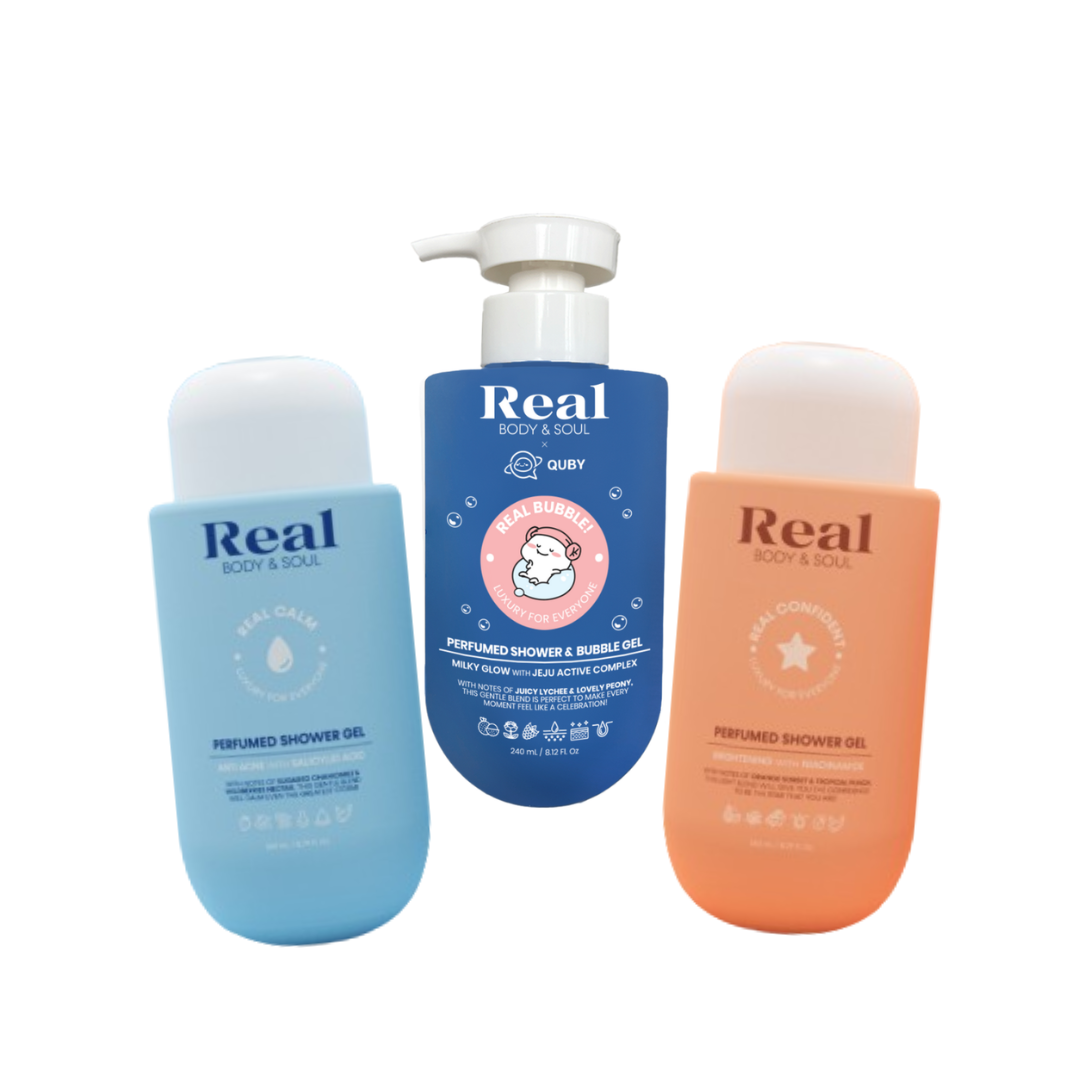 Real Perfumed Shower & Bubble Gel 