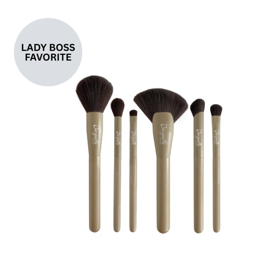 Image of Jacquelle Espresso Multitasking Brush Set