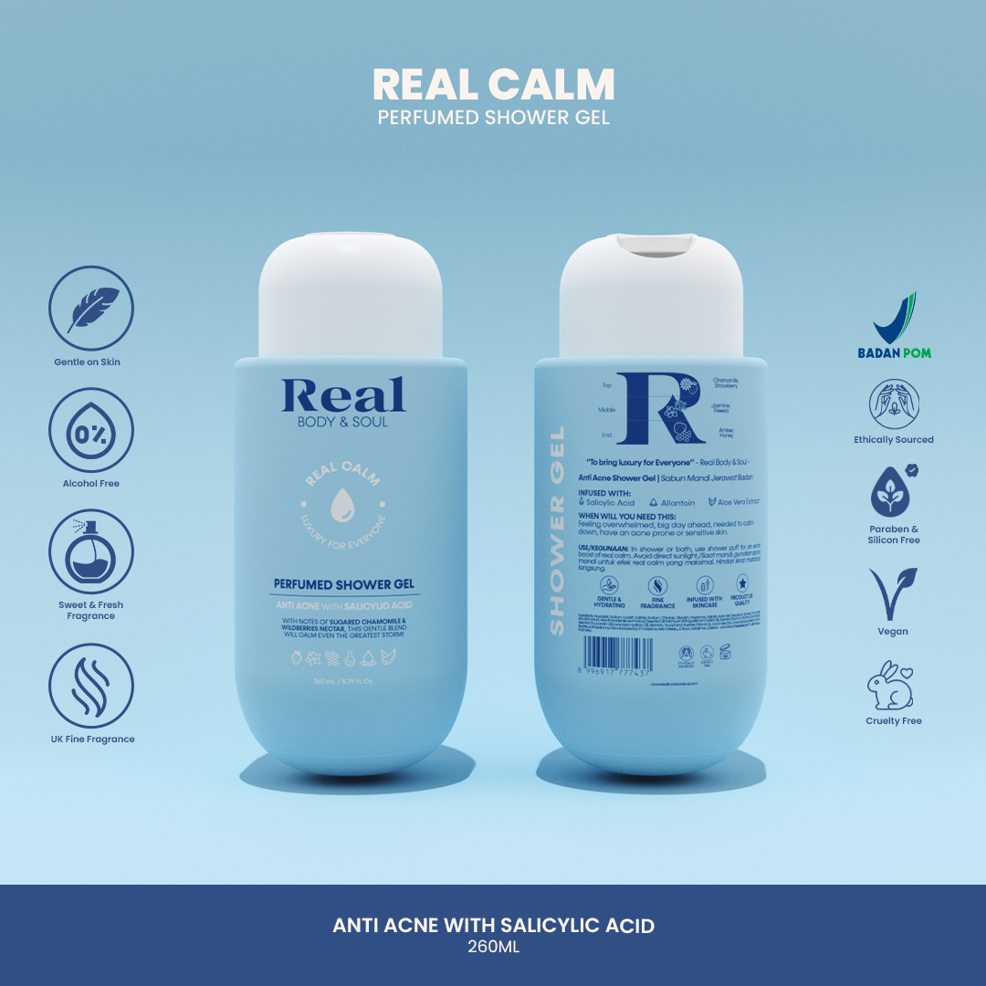 Real Perfumed Shower & Bubble Gel 
