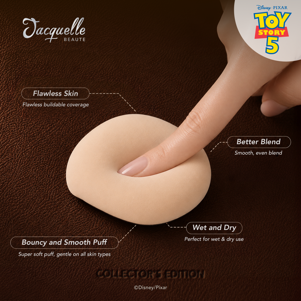 Jacquelle Kangaroo 2in1 Makeup Puff - Toy Story 5 Edition