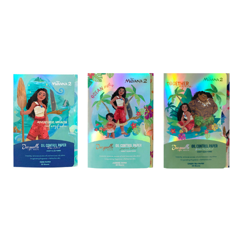 Jacquelle Oil Control Paper - Disney Moana Edition - Kertas Minyak Wajah Isi 50 Lembar