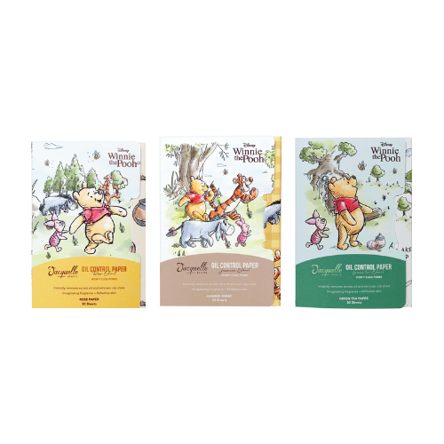 Jacquelle Oil Control Paper - Disney Winnie The Pooh Edition - Kertas Minyak Wajah Isi 50 Lembar