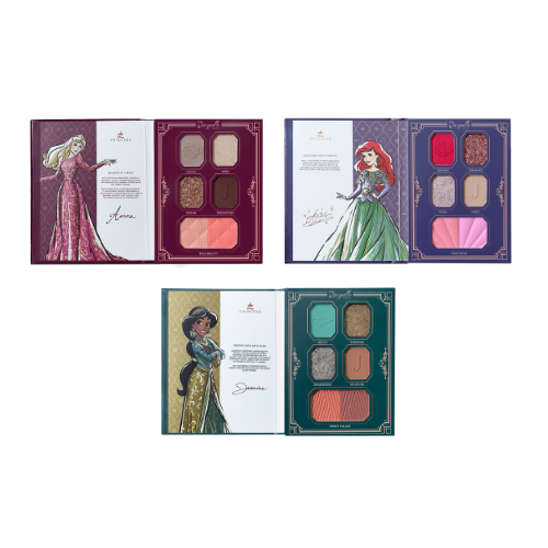 Jacquelle Face Palette - Disney Princess Edition - Jasmine, Aurora, Ariel 