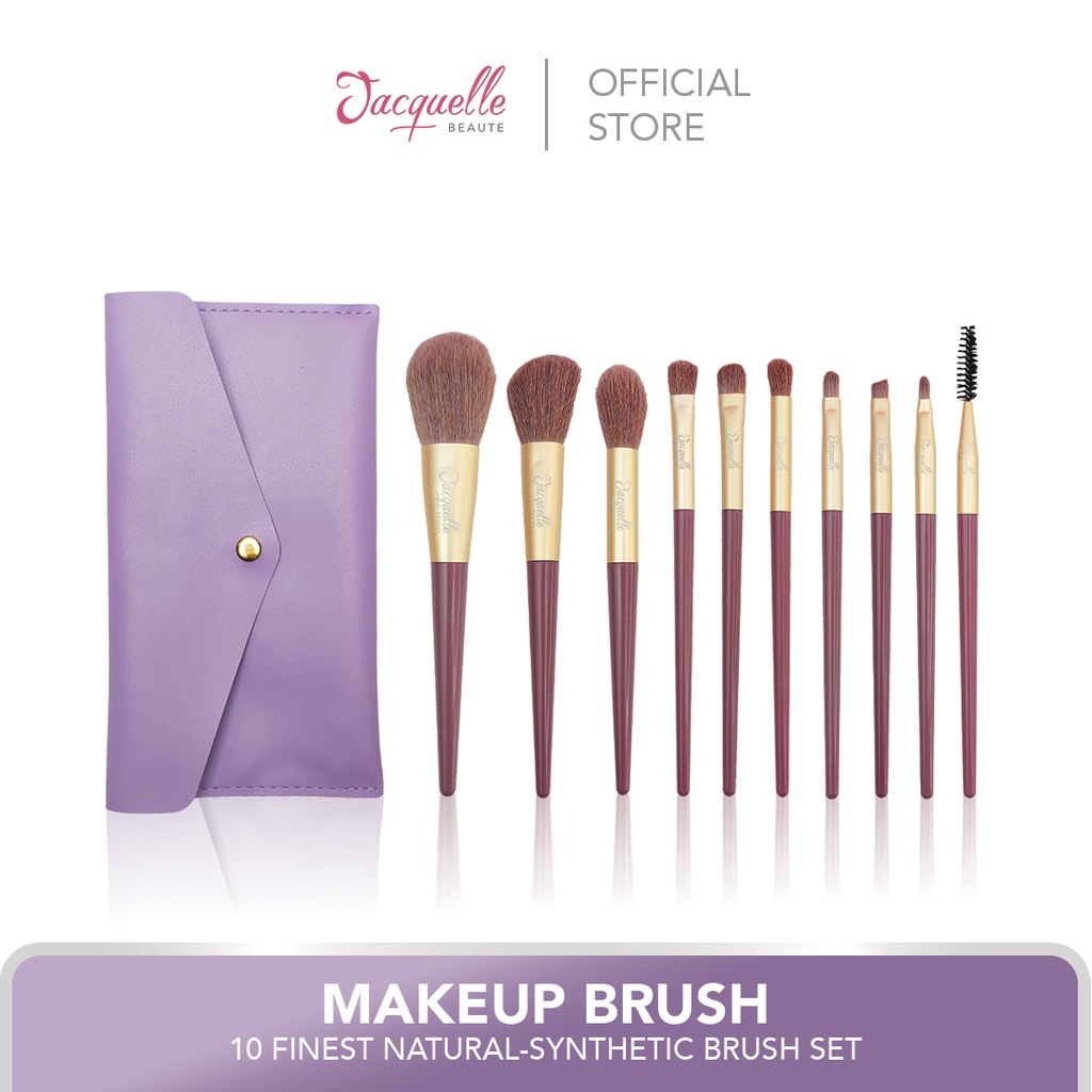 Jacquelle Complete Me! Brush Set - With Pouch
