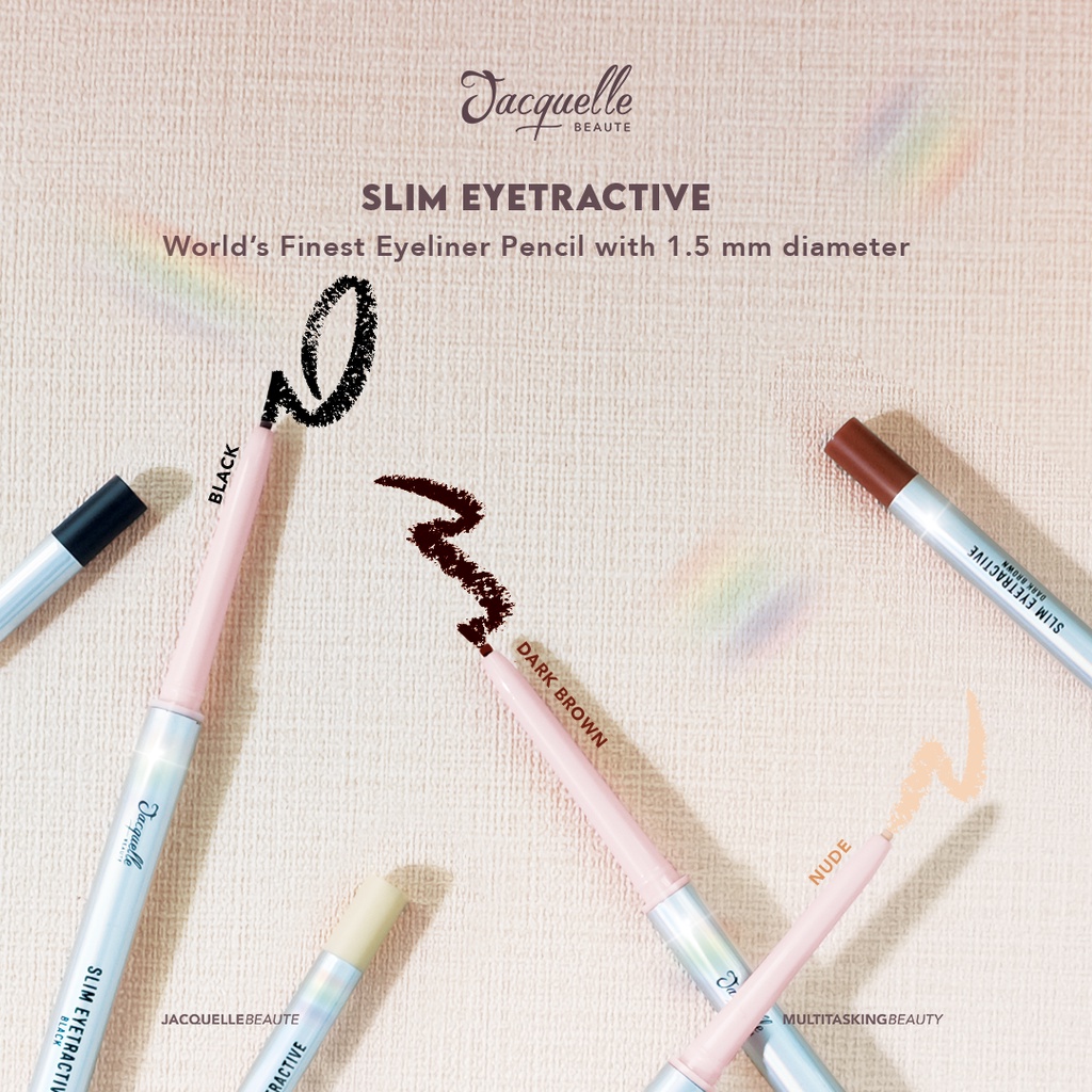 Jacquelle Slim Eyetractive - Pigmented & Waterproof Eyeliner Pencil