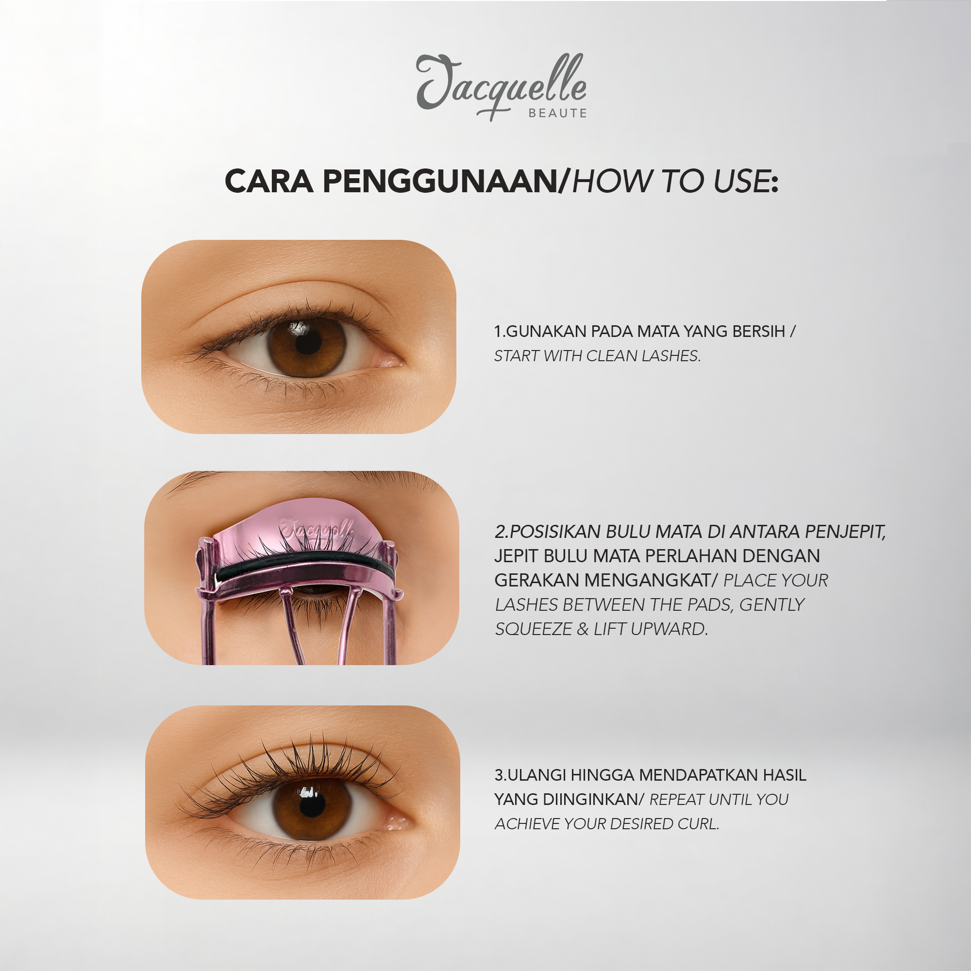 Jacquelle She'll Lift Up! Forever Eyelash Curler 2.0 - Penjepit Bulu Mata