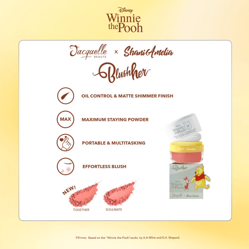 Jacquelle BlushHer Blush On x Shani Amelia - Disney Winnie The Pooh Edition