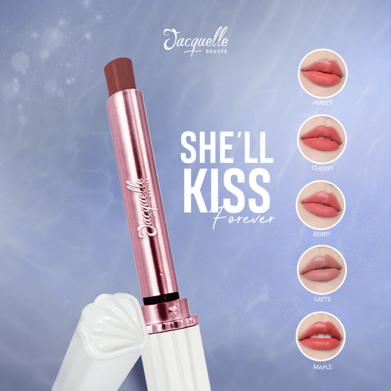 Jacquelle She'll Kiss Creamy Lipstick Matte - Disney Princess Ariel Edition
