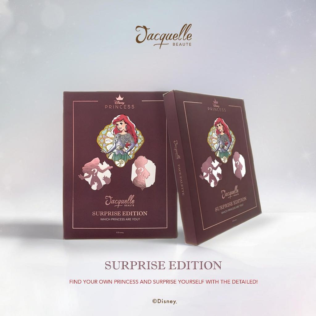 Jacquelle Face Palette - Disney Princess Edition - Jasmine, Aurora, Ariel 